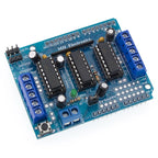 Motor-driven expansion board L293D motor control shield  Duemilanove, Mega 2560 and UNO