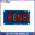 TM1637 4 Bits Digital LED Display Module For 7 Segment 0.36Inch Clock RED Anode Tube Four Serial Driver Board Pack