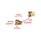 1PC MCX MMCX Male Female PCB Mount Straight RF Coax Connector Right Angle 90-Degree Goldplated Welding Terminal New
