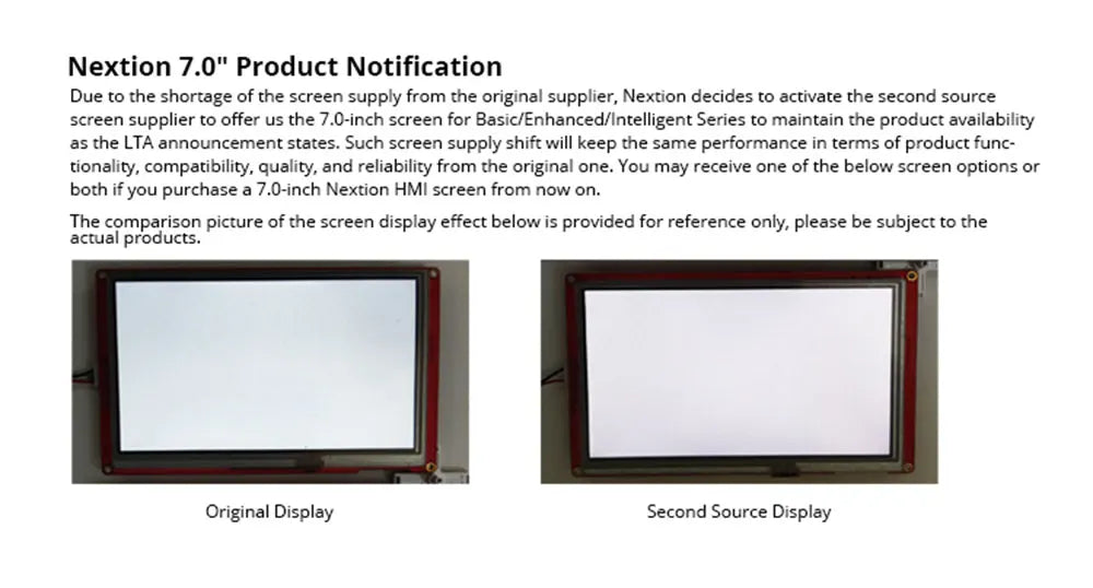 NEXTION 7.0'' Intelligent Resistive/Capacitive LCD Touch Display NX8048P070-011C/R-Y Multifunction HMI Module With Enclosure