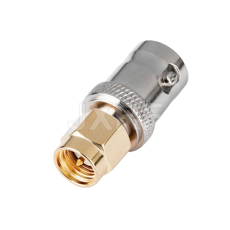 100PCS BNC SMA Coax Connector SMA Male to BNC Female RF Coax Adapter for Antennas, Coaxial Cable, Ham or Handheld Radios, SDR