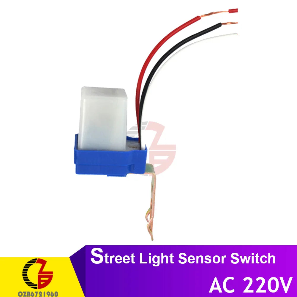 Automatic Auto On Off Photocell Street Light Switch AC/DC 12V 10A Photo Control Photoswitch Sensor Switch