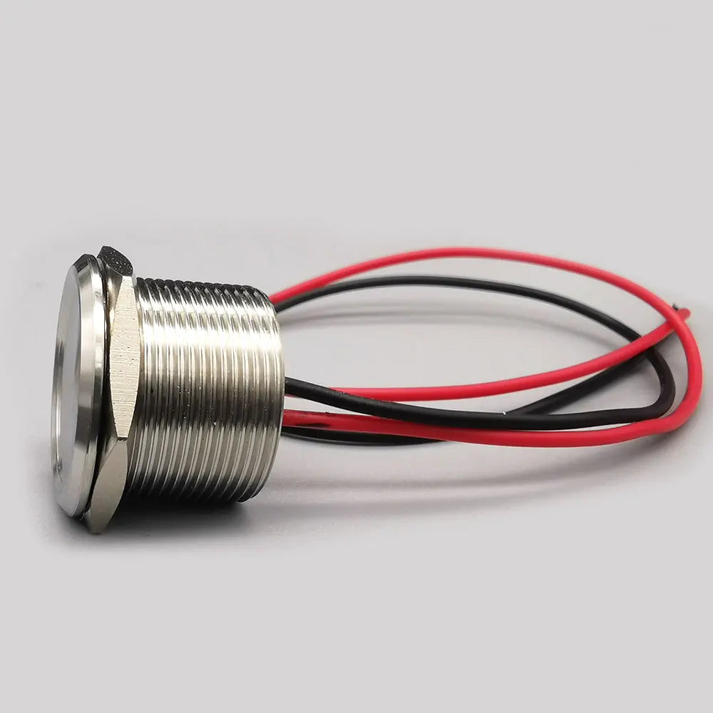 Stainless Steel Waterproof Piezo Touch Switches 16mm 19mm 22mm 25mm Normal Open Capacitive Momentary Push Button
