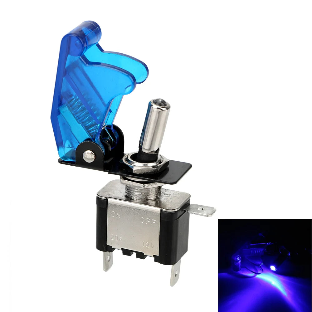 12V SPST Toggle Rocker Switch LED Light for Ignitions Boost Marine Boat Racing Car Switch Light Toggle Truck Trailer Accessories
