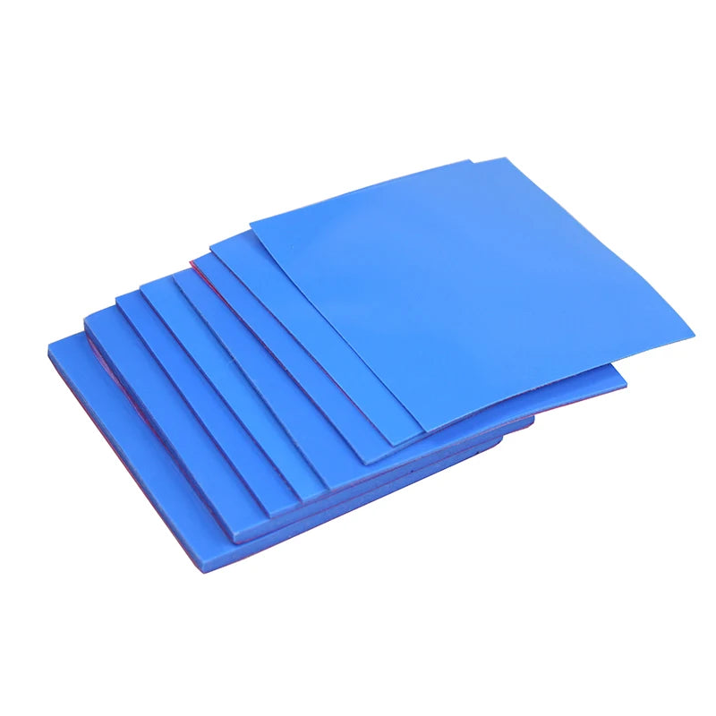 2 Pieces 100x100mm Thermal Pad 0.5mm/1mm/1.5mm/2mm/2.5mm/3mm/4mm/5mm Thickness GPU CPU Heatsink Cooling Conductive Silicone Pad
