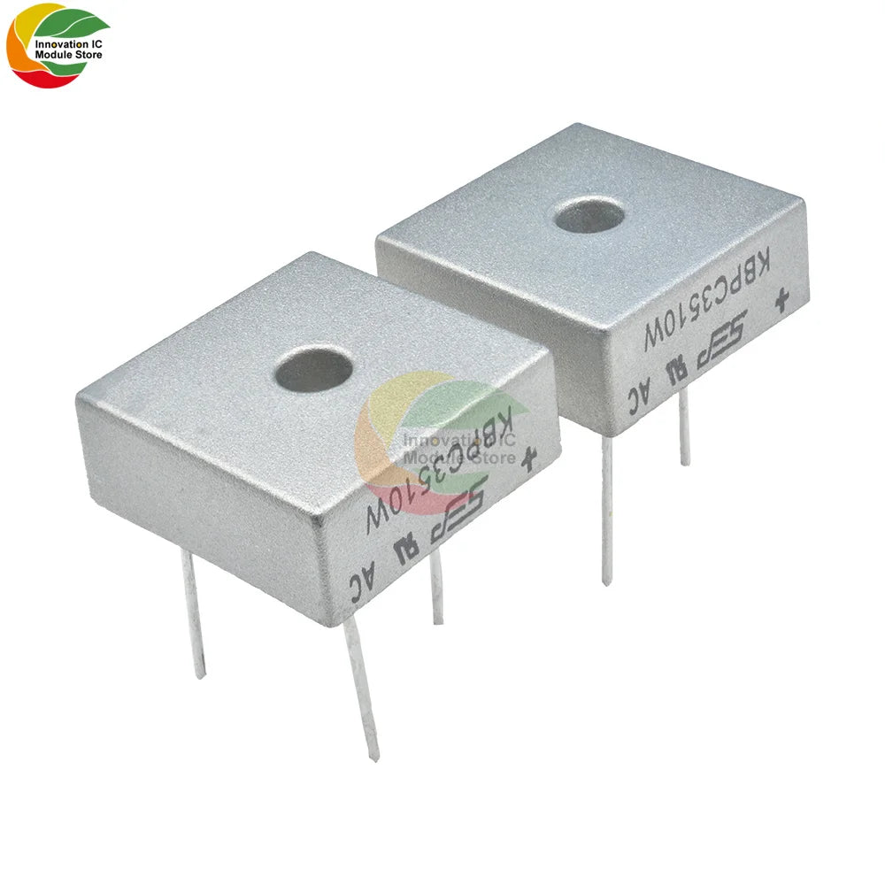 5PCS KBPC3510W Single-phase 1000V 35A Rectifier Bridge Rectifier Bridge Straight Plug Square 4P