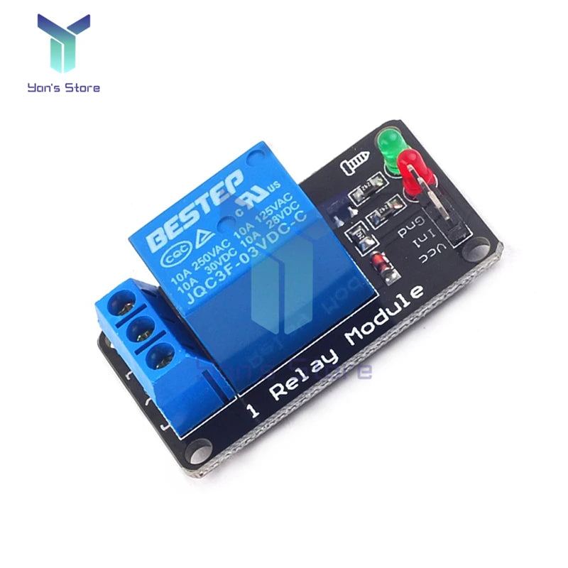 3V 3.3V 1/2/4 Channel Relay Module Low Level Trigger Liluminated Relay with Lamp Relay Output 4 Way Relay Module for Arduino