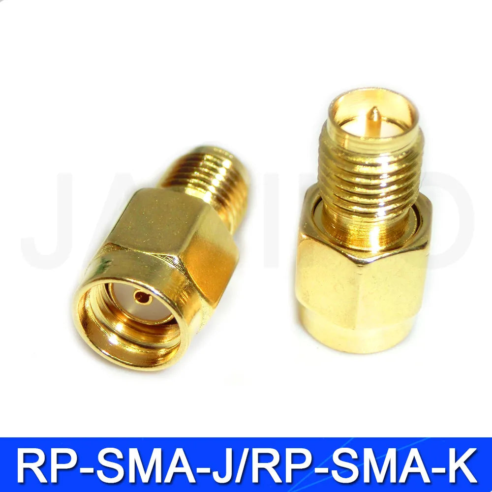 5Pcs Javino Adapter SMA / RP-SMA to SMA / RPSMA Male Plug & Female Jack Straight & Right angle RF Coaxial connector