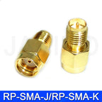 5Pcs Javino Adapter SMA / RP-SMA to SMA / RPSMA Male Plug & Female Jack Straight & Right angle RF Coaxial connector