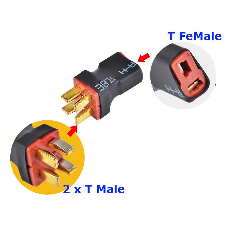 Adapter XT30 XT60 XT90 Traxxas T Plug Deans EC5 EC3 Female to Male HXT 4MM Connectors Plug RC Lipo Battery Control Parts DIY