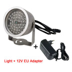 48 LED IR Illuminator Light Infrared Led Lamp 850nm Metal Waterproof Night Vision Lighting For CCTV Camera Fill Light With Screw