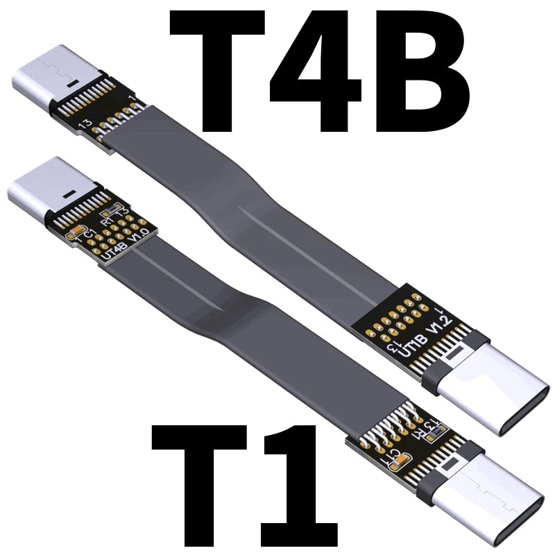FPV USB3.1 Type-C USB-C FPC Ribbon Extension cable Multicopter Aerial Photography male/male flat cable Gen2 3CM 5CM 10CM 1M 2M