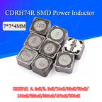 5PCS CDRH74R Inductance Wire Wound Chip Shielded Inductor 2.2/3.3/4.7/10/22/33/47/68/100/220/330/uh 7*7*4mm SMD Power Inductor