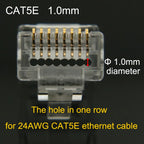Xintylink RJ45 Connector CAT6 50U/6U Ethernet Cable RG45 Plug CAT5E UTP 8P8C RJ45 CAT6 Network Modular LAN Jack CAT5 Keystone