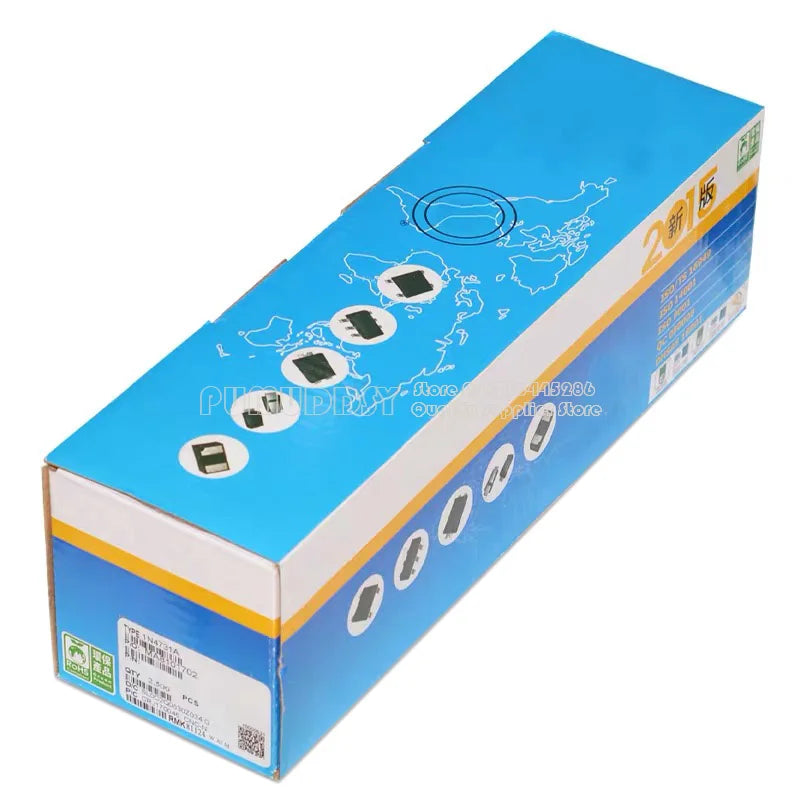 50PCS 1W Zener Diode DO-41 3V 3V3 3V6 3V9 4V3 4V7 5V1 5V6 6V2 6V8 7V5 8V2 9V1 10V 11V 12V 13V 15V 1N4733A 1N4742A 1N4728A