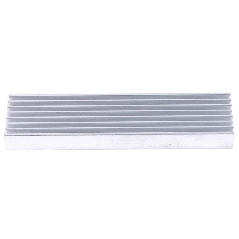 Extruded Aluminum Heatsink For High Power LED IC Chip Cooler Radiator Heat Sink Drop Ship 100*25*10mm