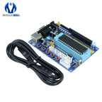 DC 12V PIC16F877A PIC Minimum System Development Board Emulator JTAG ICSP Program Minimum System Microcontroller Module