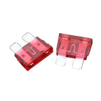 10pcs Medium Standard Blade Fuse Insert ZINC Pins 1A 2A 3A 5A 7.5A 10A 15A 20A 30A 40A 50A Refitted For Auto Car Truck