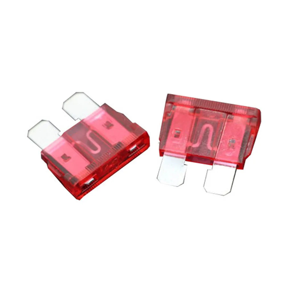 10pcs Medium Standard Blade Fuse Insert ZINC Pins 1A 2A 3A 5A 7.5A 10A 15A 20A 30A 40A 50A Refitted For Auto Car Truck