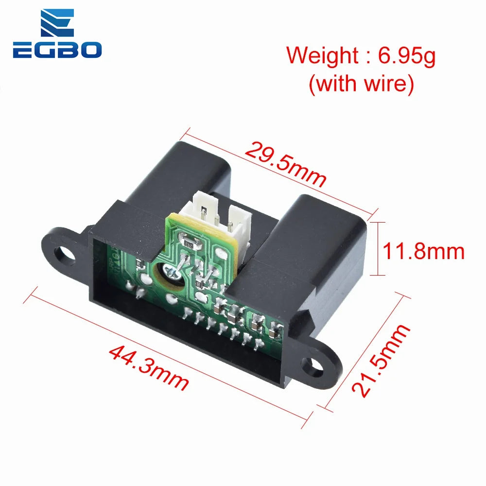 GP2Y0A02YK0F Infrared IR Sensor Infrared Proximity Sensor Obstacle Avoidance Detect 20-150cm Distance Measuring With Cable