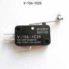 1/5PCS SPDT Momentary Travel Limit Micro Switch 16A 250VAC 1NO1NC 3pin Lever Roller V-151 V-152 V-153 V-154 V-155 Microswitch