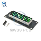 0.36 Inch TM1637 4/6-Digit LED Digital Display Tube Module Red/Green/Yellow/Blue/White 0.36" Decimal 7 Segments For Arduino