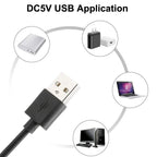 WS2812B Smart Led Strip WS2812 30/60/144Pixels/m RGB Individually Addressable Light USB Bluetooth Music Controller Kit DC5V