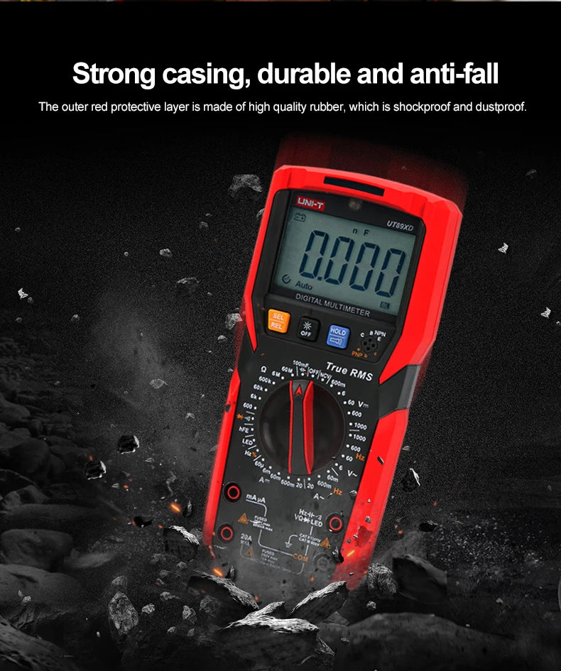 UNI-T Multimeter Professional UT890C UT890D+ UT89X UT89XD UT89XE UT60S UT60BT UT61B+ UT61D+ UT61E Plus Electrical Multi Meter