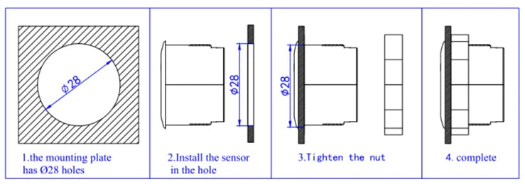 Active Remote Infrared Sensor, Intelligent Sensor Switch, Photoelectric Human Distance Measurement Motion Sensor  Sense Switch