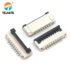 10PCS FFC/FPC Connector Flat Cable Socket 1.0MM Adapter 4/6/8/10P Down Flip Type Plug Kit