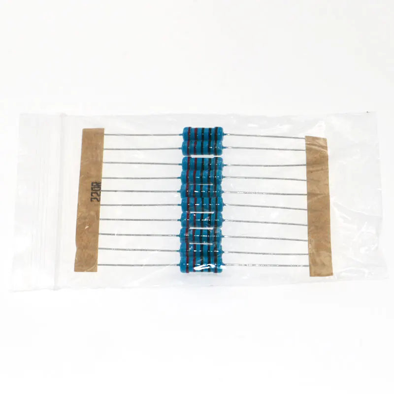 860Pcs 86Values x 10Pcs 1% 1W Metal Film Resistor Assorted Kit set  0.1 ohm~ 10M ohm Capacitor Range box