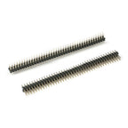 100PCS 2.54mm Short Profile L8.5mm 2x2/3/4/5/6P 10PCS 40P Straight Double Row 0.8U Gold Breakaway PCB Connector Male Pin Header