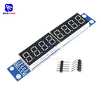 diymore MAX7219 8 Digit LED Tube Display Control Module for Arduino 3.3V 5V Microcontroller Serial Driver 7-segment