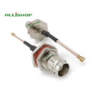 1Pcs BNC Female Jack Bulkhead to U.FL Female RF Coaxial Connector RG178 Cable Pigtail Adapter 5-50cm
