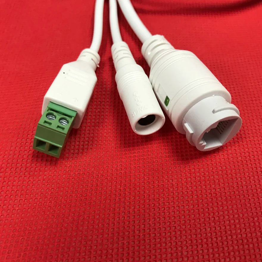 Network Cable RJ45+DC+RS485 For IPC PCB IP Board Module with RS485 Function Haikang XM Dahua Tianshitong Universal Line