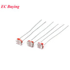 100Pcs/10pcs 5516 Light Sensitive Resistor 5mm Photoresistor Photoelectric Switch Element Photo Detector Dependent LDR GL5516