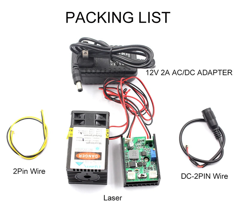 Oxlasers High Power 1W 1000mW 520nm Green Laser Module Laser Bird Repeller Ddiode Lasers with Cooling Fan Long Duty Cycle