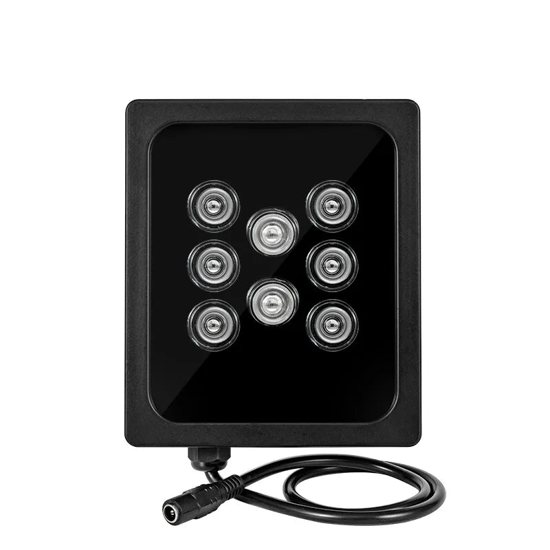 940NM Invisible Illuminator 60M IR Distance 8Array LEDs Infrared Waterproof Night Vision For CCTV Camera 90/60/45/30/15/9 Degree