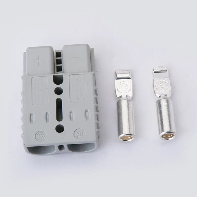 50A 120A 175A 350A 600V Double Pole Quick Connect Disconnect Connector DC Power Wire Harness Plug for Inverter, Car, Solar Carav