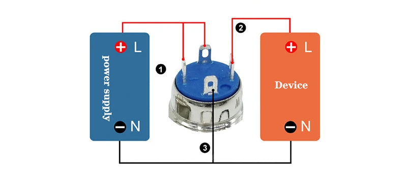 Metal Push Button Switch Momentary/Latching Led Backlit 5/12/24/220V With Fixation Power Start Stop Turns On/Off Diy Electronic