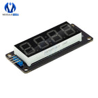 TM1637 LED Display Module for Arduino 4 Digit Tube 7 Segment 0.56 inch Time Clock Indicator Module Red Blue Green Yellow White
