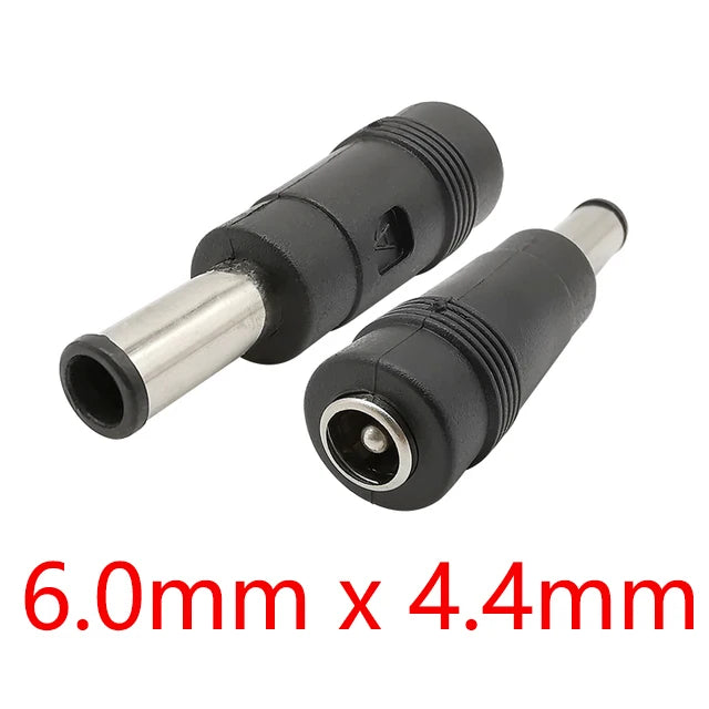 5Pcs DC Connectors 5.5x2.1mm Female to 5.5x2.5 5.5x1.7 6.0x4.4 6.3x3.0 4.8x1.7 4.0x1.7 3.5x1.35mm Male Laptop Power Plug Adapter