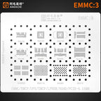 BGA Reballing Stencil for EMMC EMCP/UFS LPDDR NAND RAM PCIE Flash Memory BGA297 BGA153 BGA254 BGA162 BGA169 BGA186 BGA221 254
