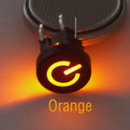 10PCS 6X6X7.2mm illuminated Momentary Tact Switch Button No Loacking 6Pin DIP LED 12V Mini Push Button Switch