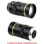 Raspberry Pi High Quality Camera 12.3MP IMX477 Sensor Camera with Telephoto/Wide Angle/HD Zoom Telephoto Lens for Pi 4B/3B+/Zero
