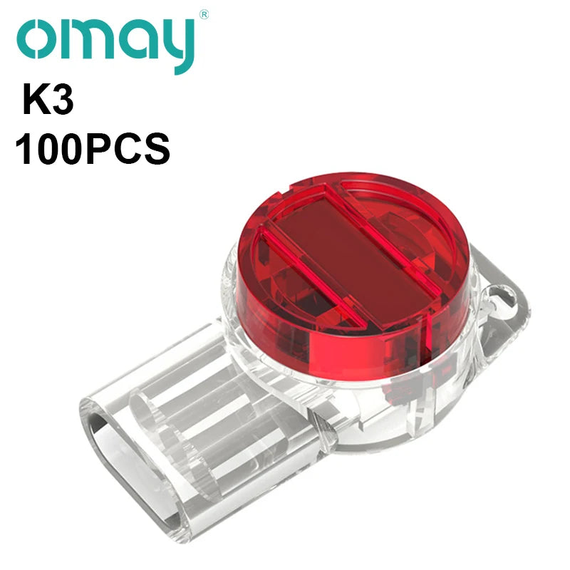 K1 K2 K3 Connector Crimp Connection RJ45 RJ11 Waterproof Wiring Ethernet Telephone Cable Cord Network Terminals 500/1000pcs