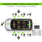 Sennuopu X12 10 Channel Dsp Processor Bluetooth Car Audio Amplifier 1000w 12 V Auto  Stereo 8 Ch Automotive Amp for Car Sound