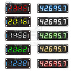 4/6-Digit 0.56 Inch 7 Segments Digital Tube Clock Module Double Dots LED Display TM1637 Blue Yellow White Green Red For Arduino