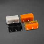 2pcs TTC Dustproof gold mouse micro switch 30 millions click lifetime Silver contact white dot Button Compatible D2FC-F-7N