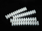 Plastic Terminal Block Wire Connector 5A 10A Dual Row 12 Positions Screw Terminal Block Cable Connector Electric Barrier Strip